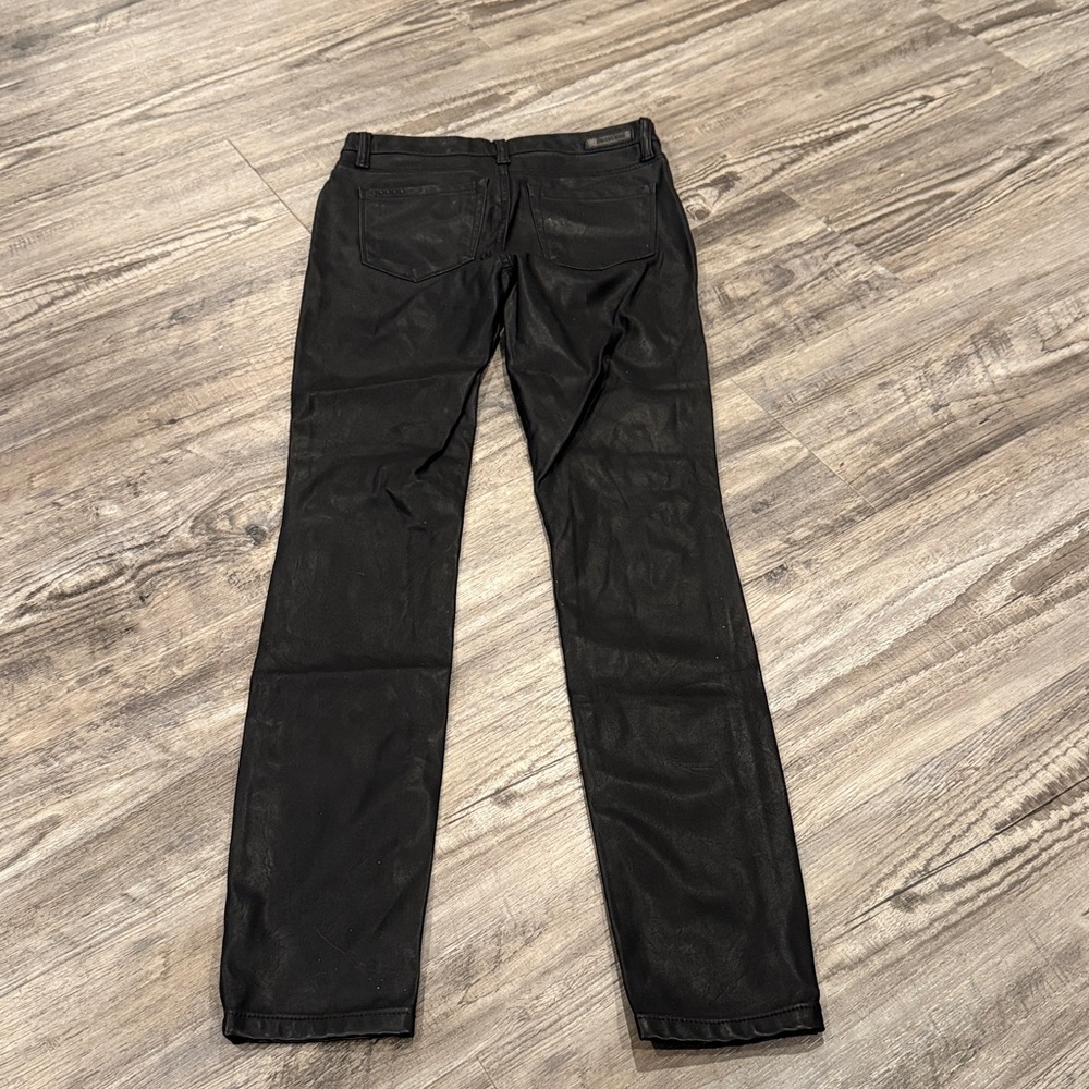 Blank NYC Faux Leather Skinny Pants Black Size 26 - Picture 9 of 10